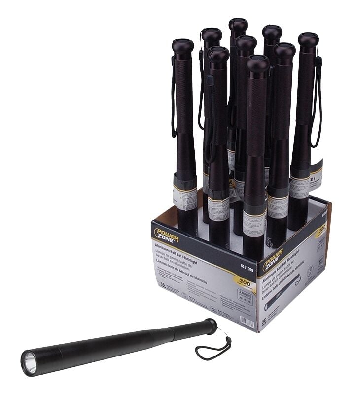 PowerZone 300 Lumen LED Baseball Bat Flashlight, 16-In
