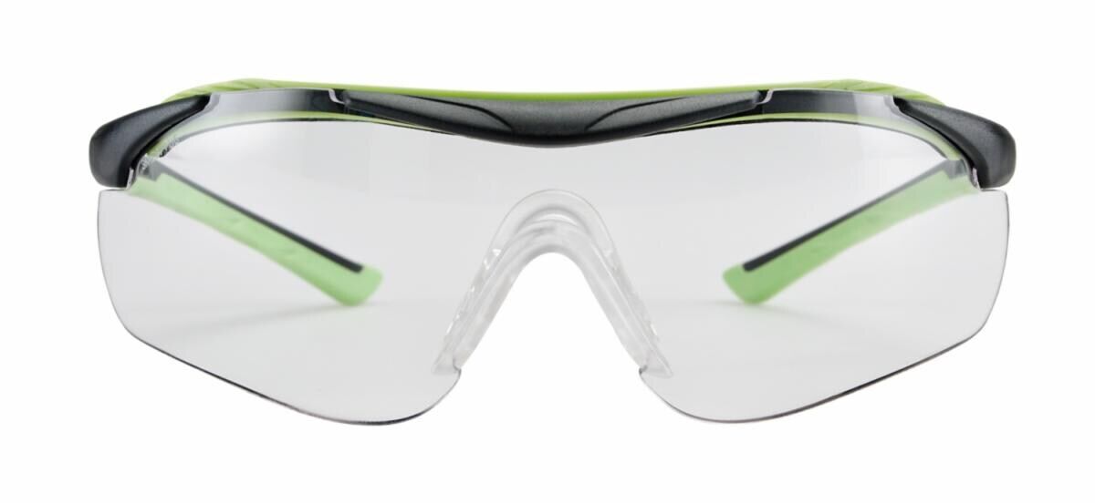 3M Green Clear Lens Brow Guard Safety Eyewear