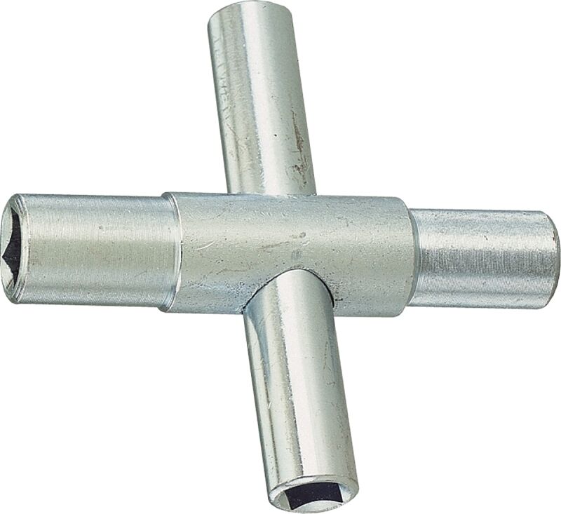 ProSource Square Head Bar Handle 4-Way Silcock Key, 3-In