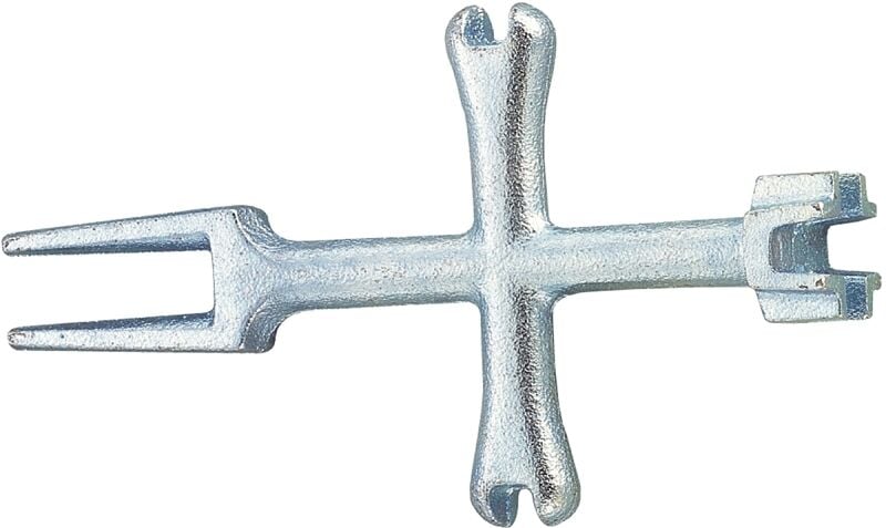 ProSource Zinc Plated Malleable Iron P.O. Plug Wrench, 6-In