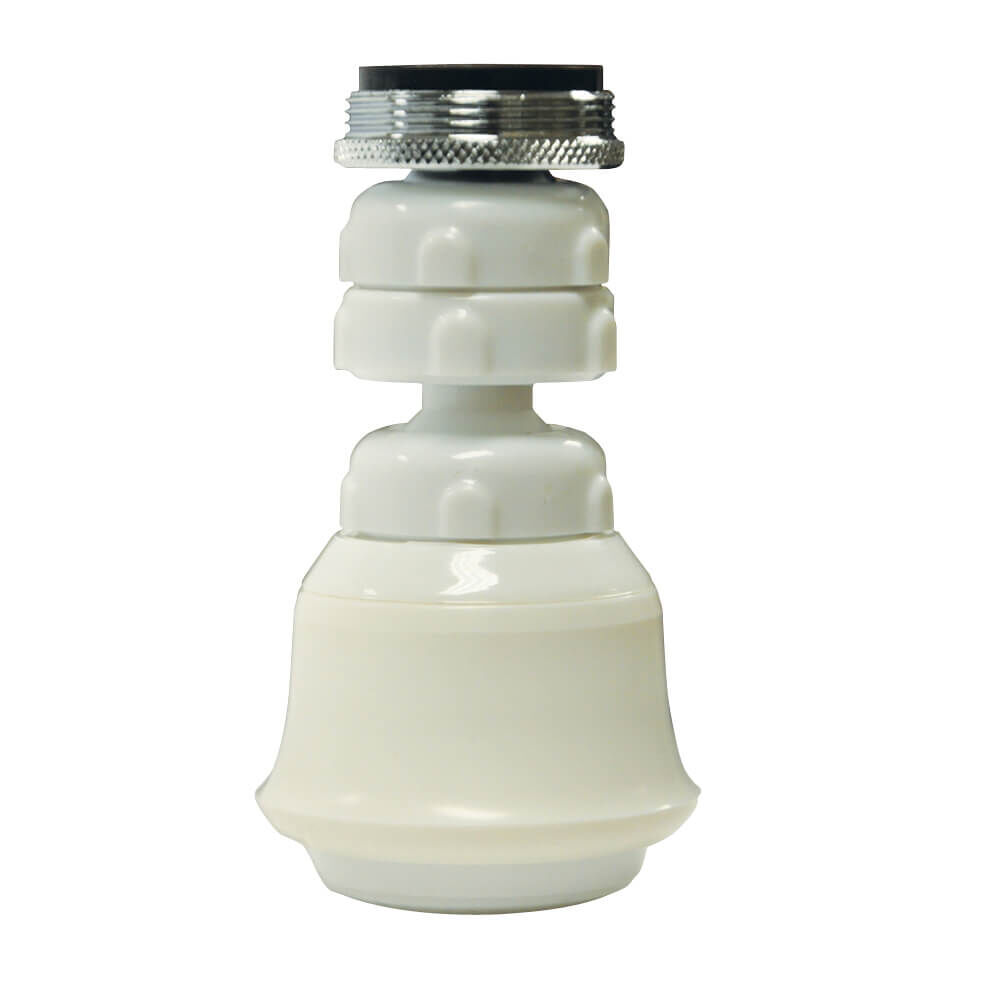 Danco White Dual Thread Swivel Sprayrator, 1.5 GPM