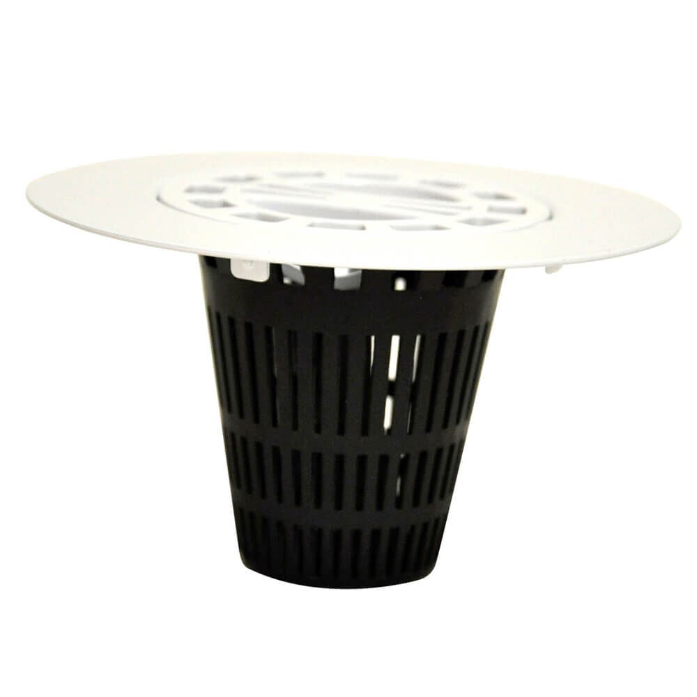 Danco White Hari Catcher Shower Drain Cover