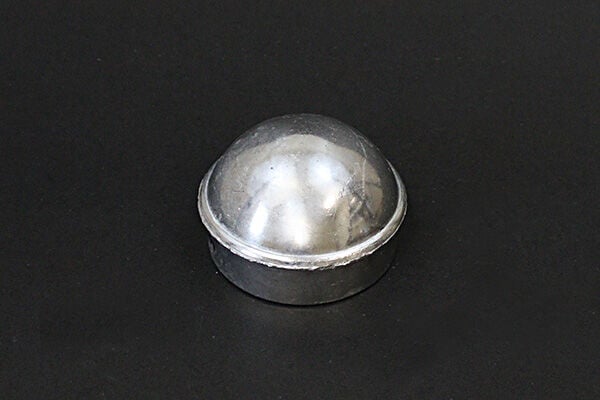 Stephens Pipe Steel Aluminum Dome Fence Post Cap, 1 5/8-In