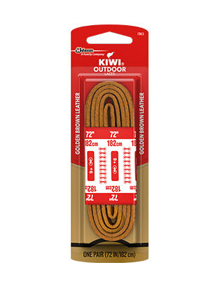 Kiwi Golden Brown Outdoor Laces, 72-In