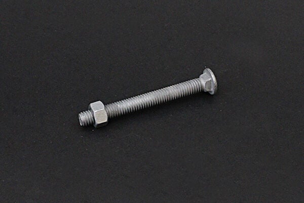 Stephens Pipe Steel Carriage Bolt With Nuts, 3/8-In x 3-In