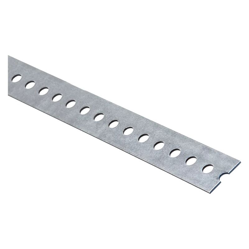 National Hardware Galvanized Slotted Flats, .74" Thick, 1-3/8" X 72-In
