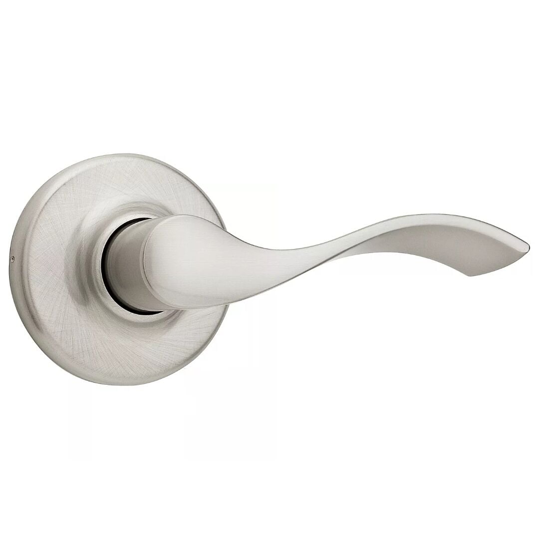Kwikset Hall/Closet Satin Nickel Balboa Lever Door Knob