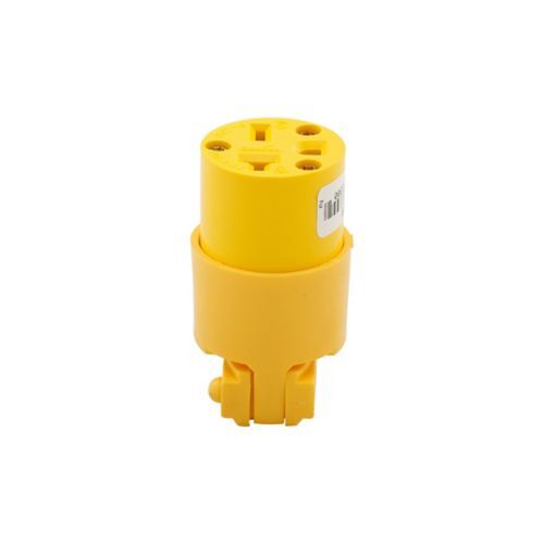 Eaton Arrow Hart Yellow Straight Blade Connector, 20A 250V