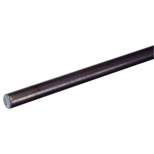 Hillman SteelWorks Weldable Solid Cold-Rolled Steel Rod, 1/2-In X 4-Ft