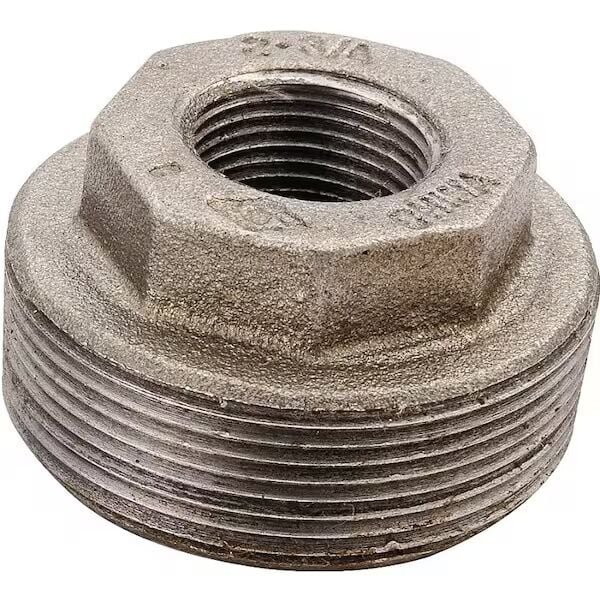 ProSource Black Hex Bushing, 1 1/4-In X 1-In