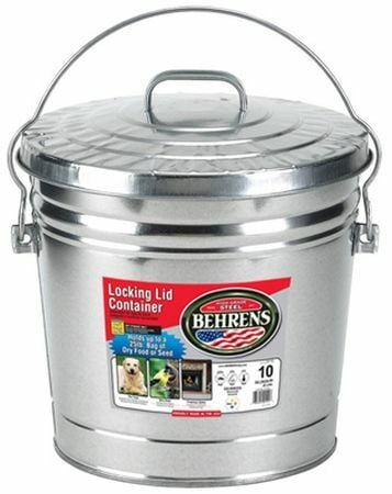 Behrens Galvanized Steel Trash Can - 10 gal