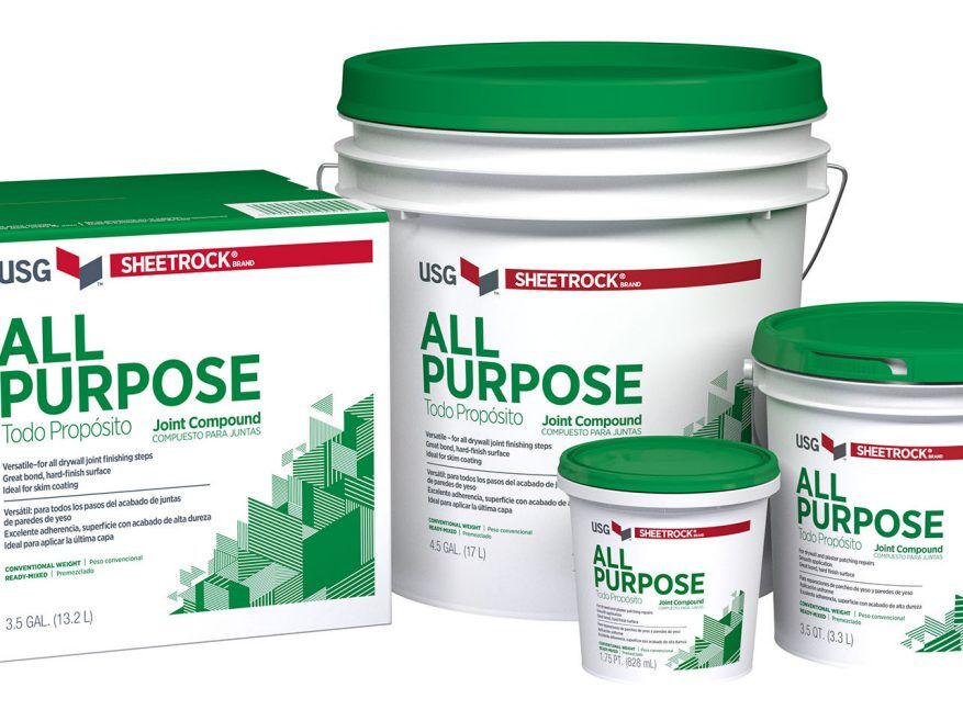 USG Sheetrock Brand All Purpose Joint Compound, 1.75-Pt Tub