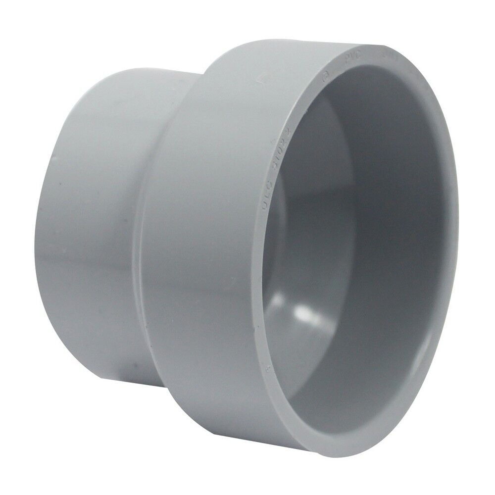 Canplas PVC DWV Reduced Coupling, 3-In Hub x 2-In Hub