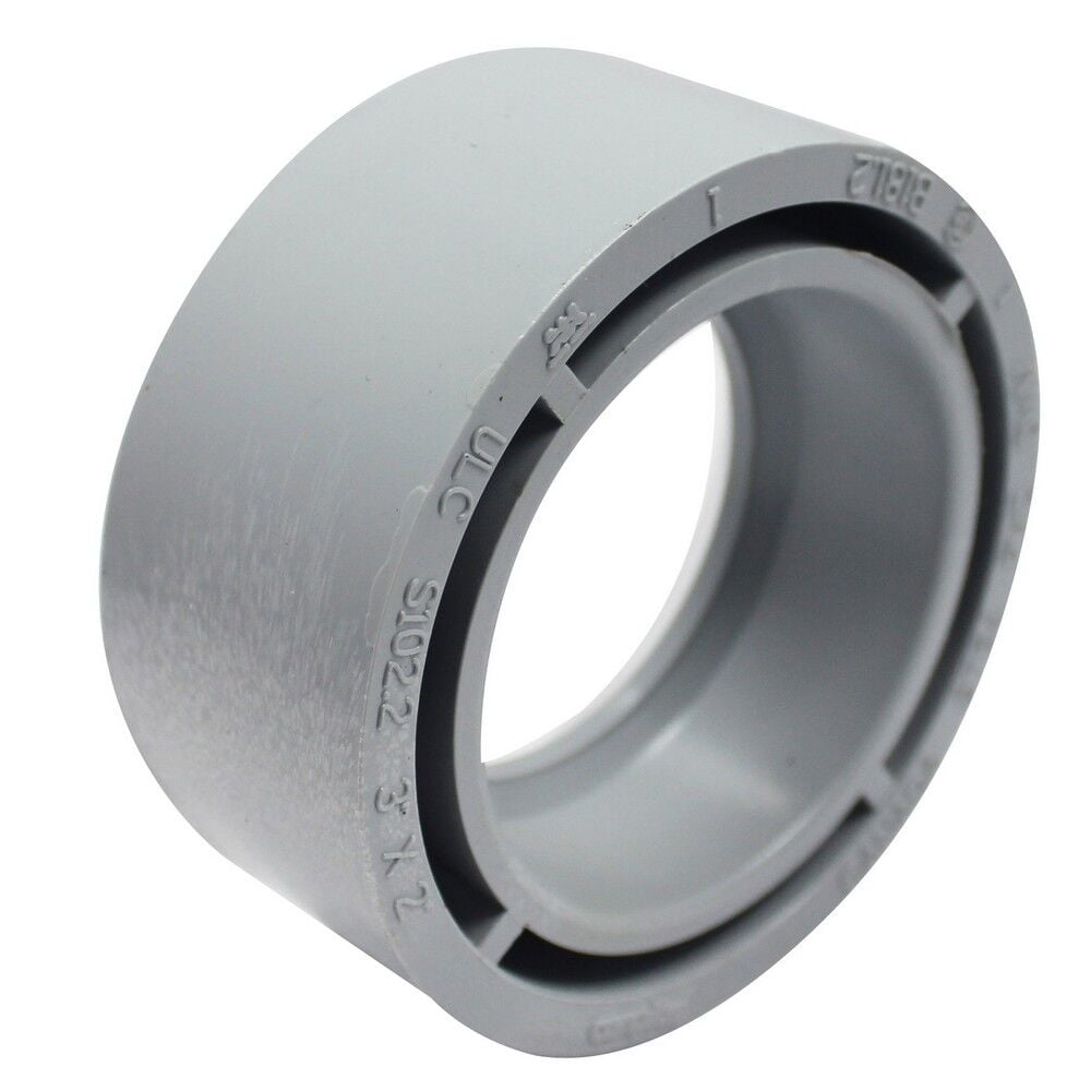 Canplas Reducer Bushing Spigot X Hub, 3-In X 2-In