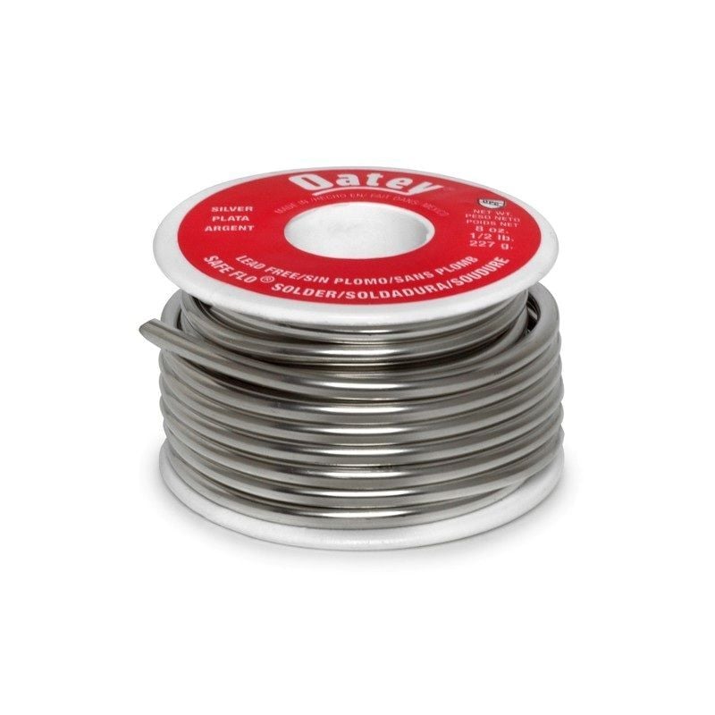 Oatey Safe-Flo Lead Free Plumbing Wire Solder, 1/2-In