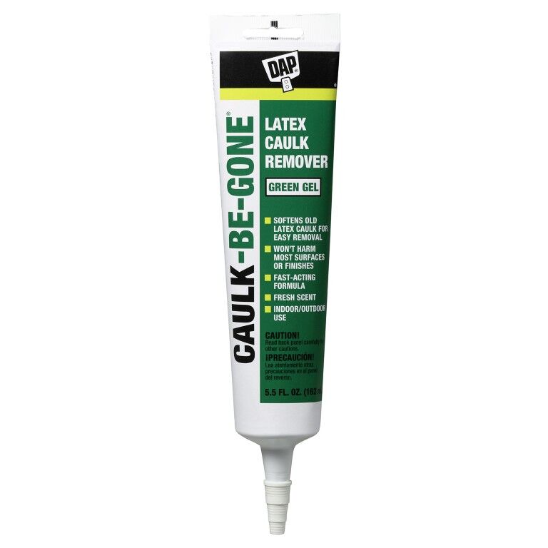 DAP Caulk-Be-Gone Latex Caulk Remover Green Gel, 5.5-Oz