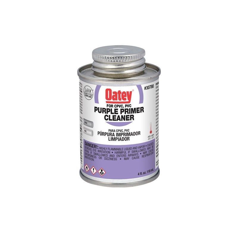 Oatey Purple Primer/Cleaner, 4-Oz