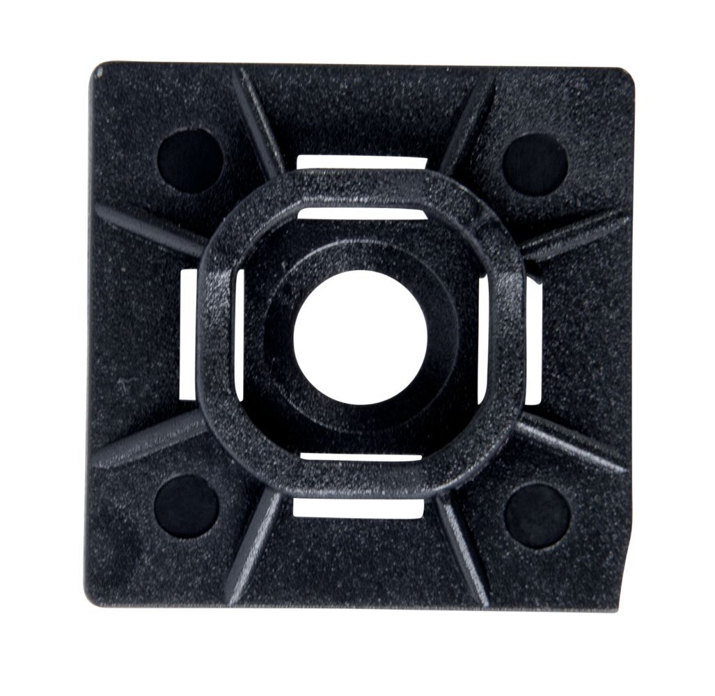 Gardner Bender Black Mounting Base, 1-In x 1-In, 5-Pk