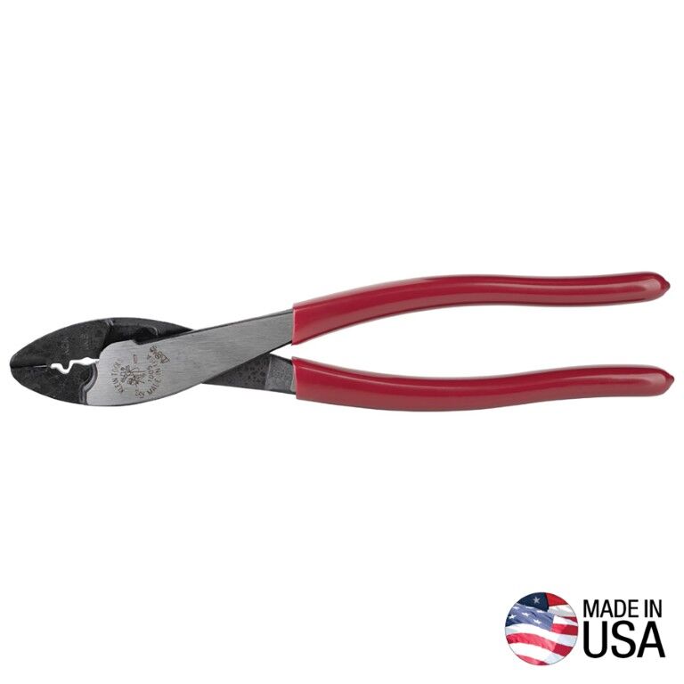 Klein Tools Crimping and Cutting Tool For Connectors, 10-22 Gauge