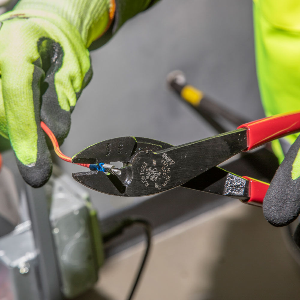 Klein Tools Crimping and Cutting Tool For Connectors, 10-22 Gauge