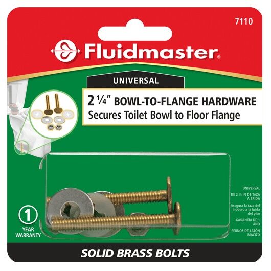 Fluidmaster Bowl-to-floor Bolts, 2 1/4-In