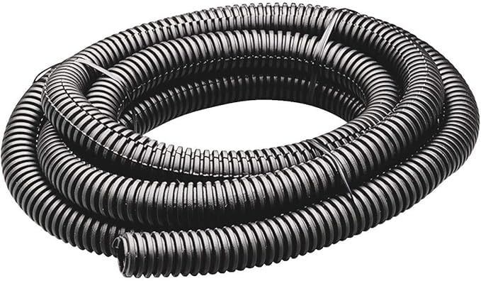 Gardner Bender Black Split Flex Tubing, 1/2-In x 7-Ft