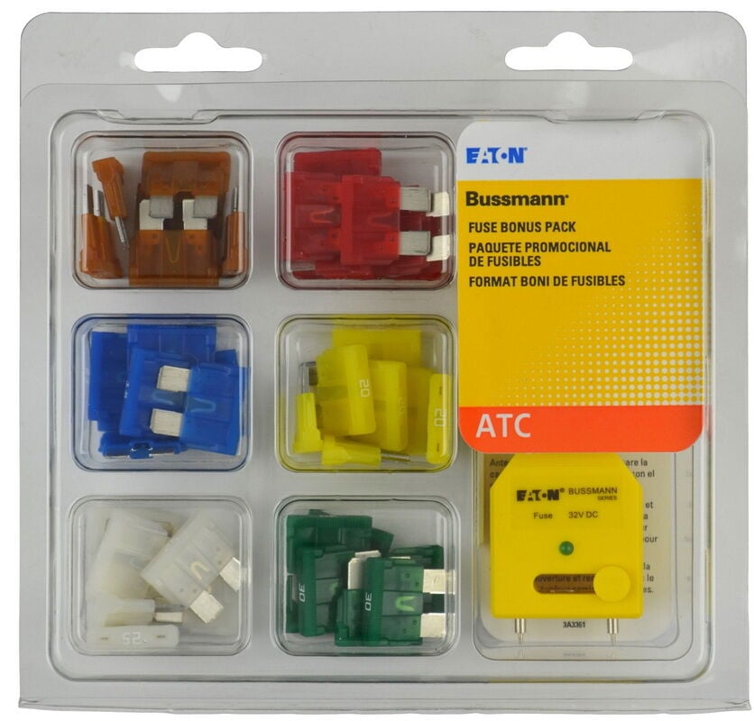 Bussmann NO.44 ATC Bonus Fuse Pack, 42-Pk