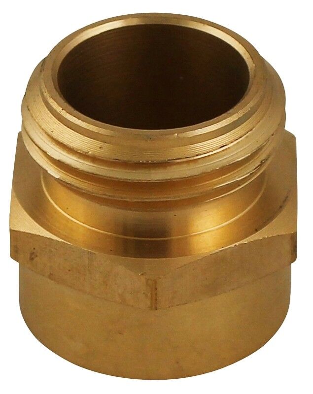 Plumb Pak Brass Garden Hose Adapter, 3/4-In MHT x 3/4-In FIP