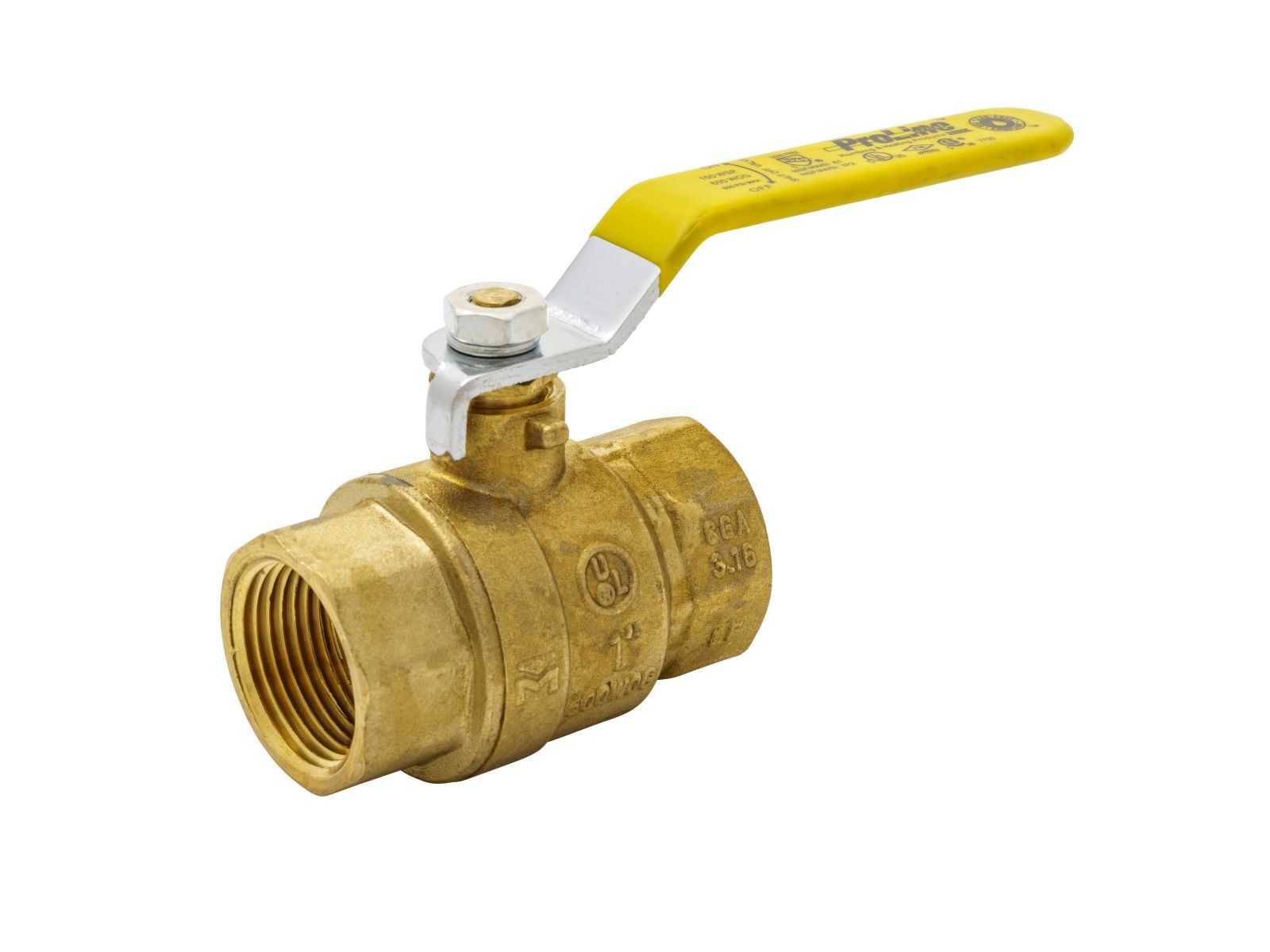 BK Products Brass Ball Valve, 1-In FIP x 1-In FIP
