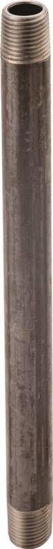 ProSource Steel Pipe Nipple, 1/4-In x 1/4-In x 4-In