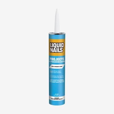Liquid Nails Projects & Foamboard Interior Construction Adhesive, 10-Oz