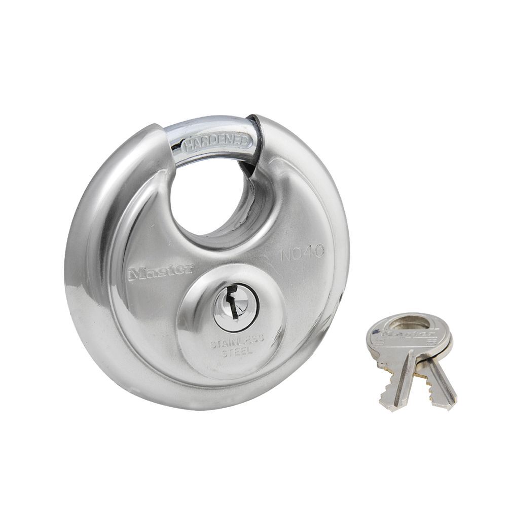 Master Lock Keyed Different Round Padlock, 2-3/4-In