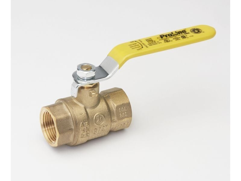 Pro-Line Brass Lead Free Ball Valve, 1 1/4-In FIP X 1 1/4-In FIP