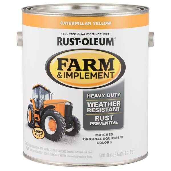 Rust-Oleum Farm & Implement Caterpillar Yellow Paint, 1-Qt