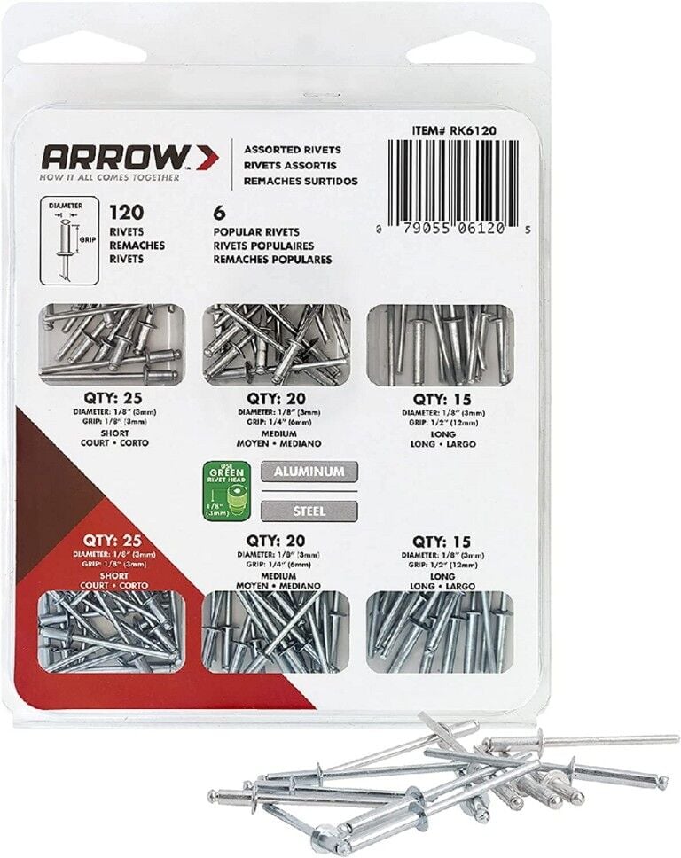 Arrow Fastener Pop Rivet Assortment Kit For Metal