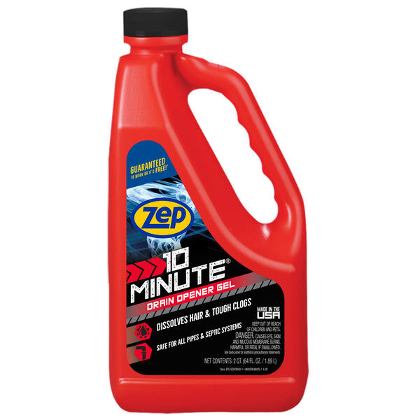 Zep 10-Min Drain Opener Gel, 64-Oz