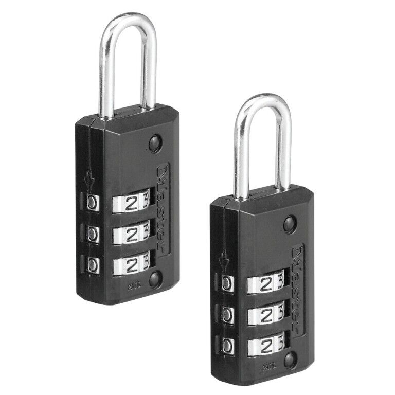 Master Lock Set Your Own Combination Lock, 11/16-In, 2-Pk
