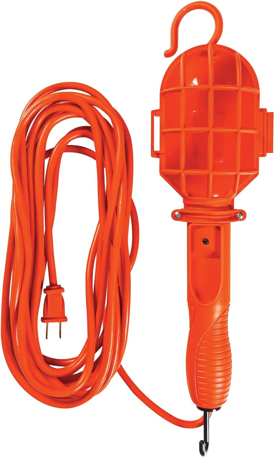 Woods Orange Corded Trouble Light With Plastic Guard, 75-Watt