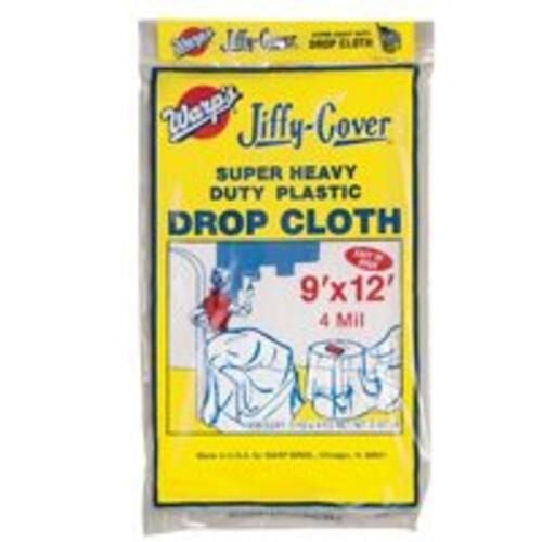 Warp's Jiffy-Cover Drop Cloths, 9-In x 12-Ft