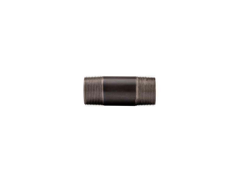 Southland Black Steel Schedule 40 Nipple, 1 1/4-In X 4-In