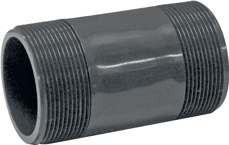 Genova Schedule 80 PVC Pipe Nipple, 2-In x 2-In x 4-In