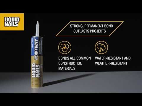 Liquid Nails Heavy Duty Interior & Exterior Constructions Adhesive, 28-Oz