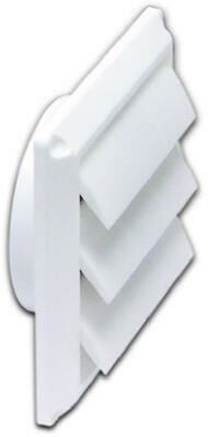 Lambro 4 in Replacement Vent Hood-White - 4 in
