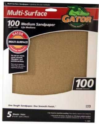 Ali Industries Medium 100 Grit Sandpaper - 9 in X 11 in