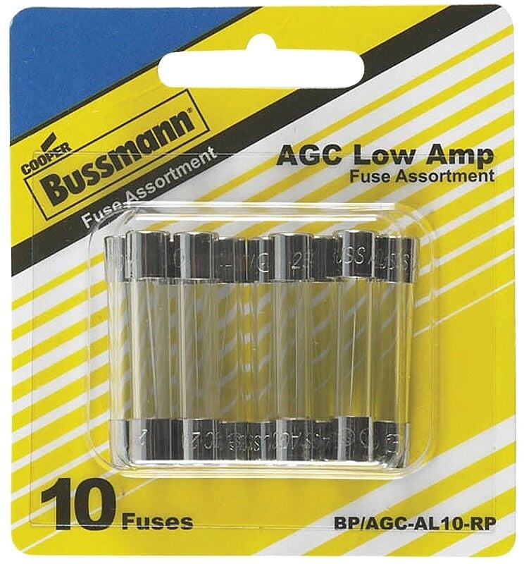 Bussmann BP/AGC-AL10-RP Marine Fuse Assortment, 10-Pk