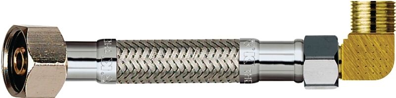 Plumb Pak Stainless Steel Dishwasher Connector, 3/8-In Comp x 3/8-In MIP x 60-In