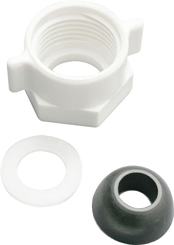 Plumb Pak Plastic Ballcock Coupling Nut With Cone Washer, 5/8-In