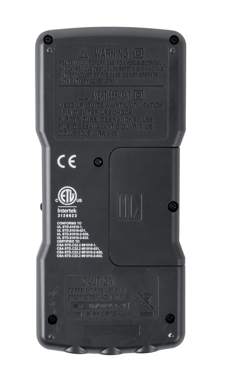 Sperry Instruments DM6800 Thin Autoranging Digital Multimeter, 600-V AC/DC, 10-A