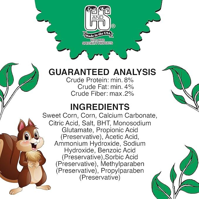 C&S Sweet Corn Squirrellog Refill, 2-Pk