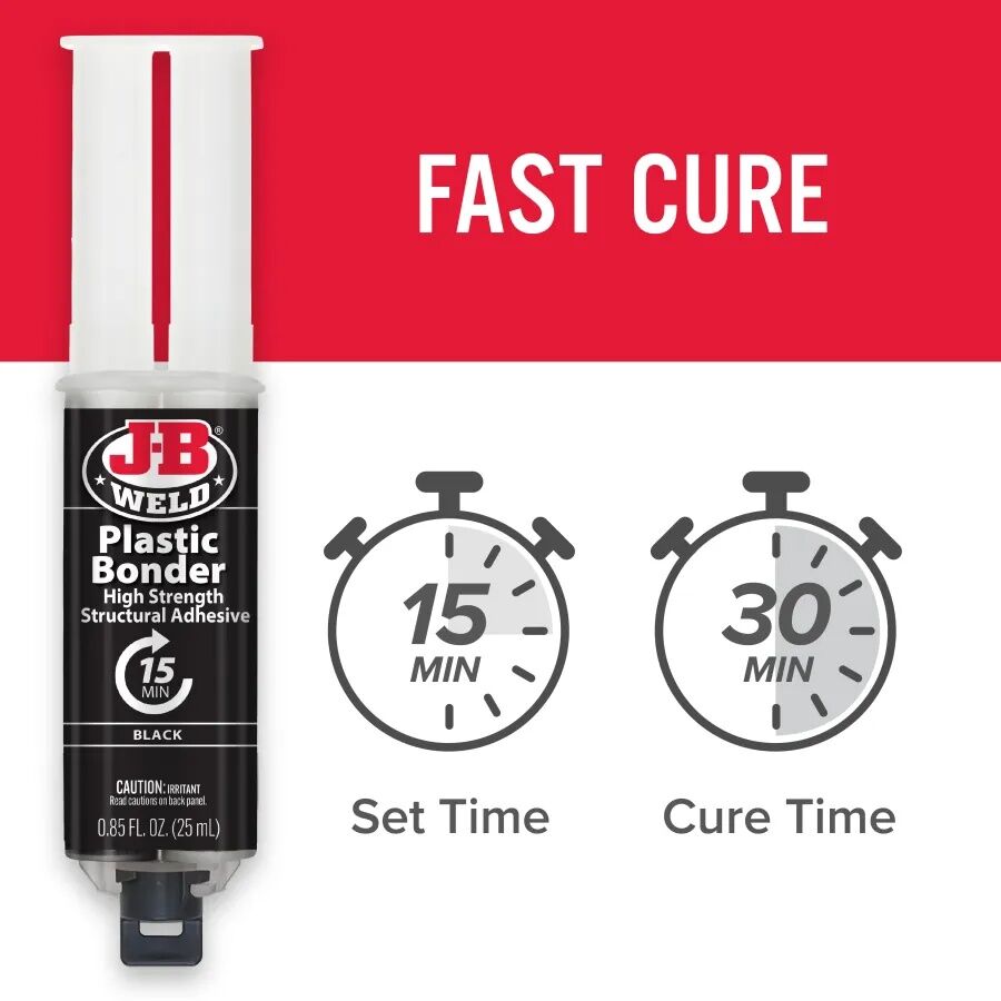 J-B Weld PlasticBonder Syringe, 25-ML